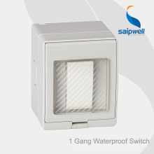 Saipwell Alta calidad impermeable 1 interruptor de banda con doble control con aprobación CE